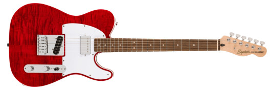 Squier Affinity Telecaster FMT SH LF Crimson Red Transparent