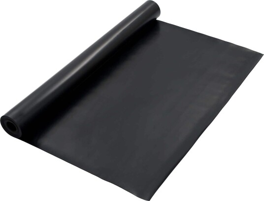vidaXL Gulv Matte Svart 1,2 x 5 m Gummi