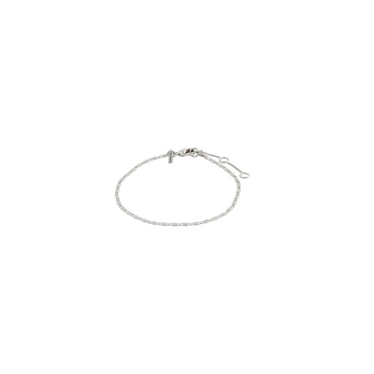 Pilgrim PARISA flat link kjede armbånd sølvbelagt Pilgrim PARISA flat link kjede armbånd sølvbelagt