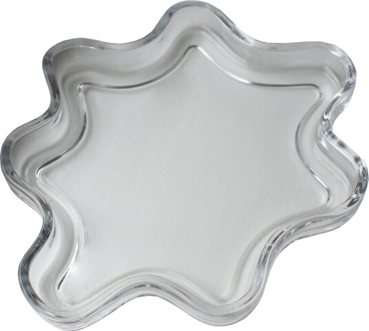 DBKD Filter dekorasjonsbrett Clear Ø22x2 cm DBKD Filter dekorasjonsbrett Clear Ø22x2 cm