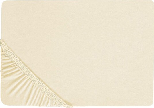 Laken med strikk Janbu Beige 140x200 cm Beige 140x200 cm