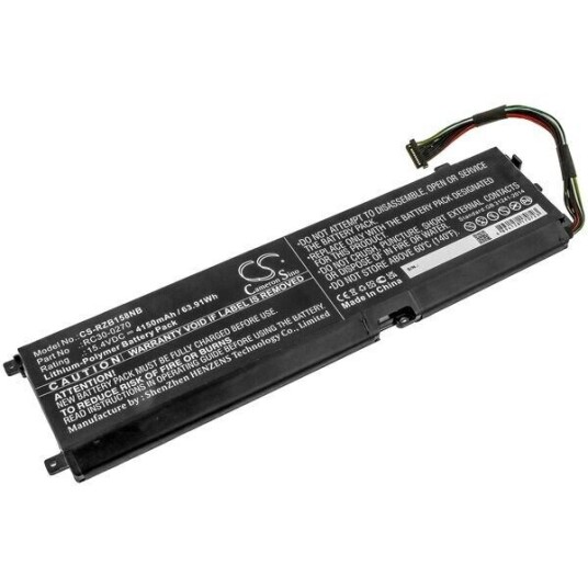 Razer RZ09-02705E75-R3U1 batteri (4150 mAh 15.4 V, Sort) Razer RZ09-02705E75-R3U1 batteri (4150 mAh 15.4 V, Sort)