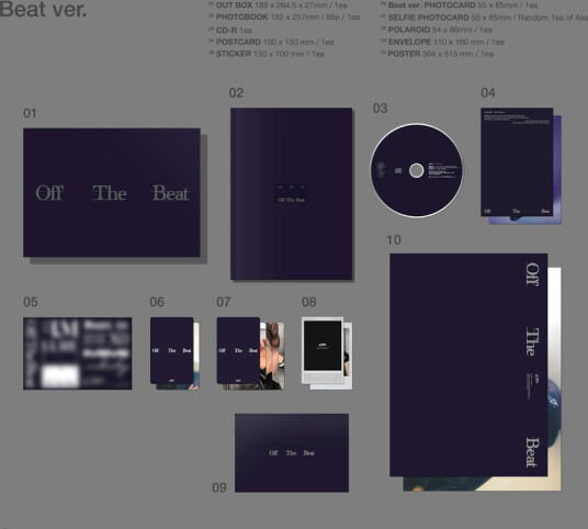 I.M (Monsta X) Off The Beat (Beat ver.) CD
