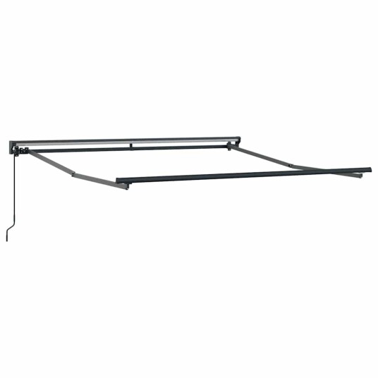  Manuell ut trekkbar markise Gul og oransje 300 x 250 cm
