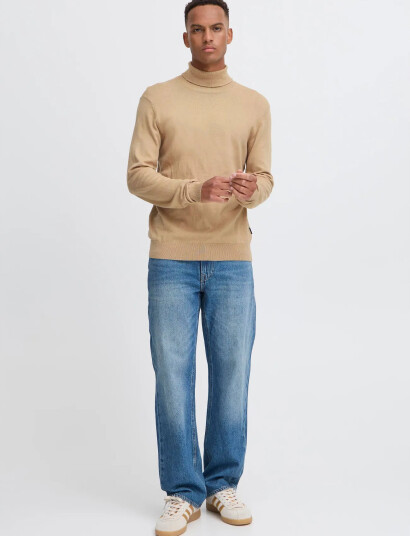 Blend Bhbagge Rollneck - Beige - S Blend Bhbagge Rollneck - Beige - S