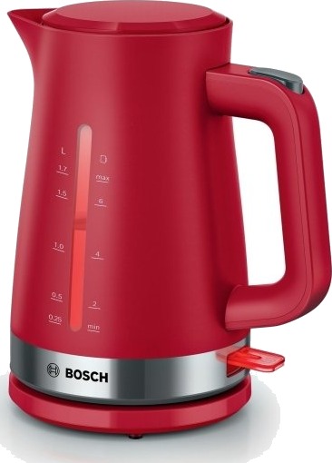 Bosch MyMoment Vannkoker 1,7L 2400W Rød med Vannivåindikator Bosch MyMoment Vannkoker 1,7L 2400W Rød med Vannivåindikator