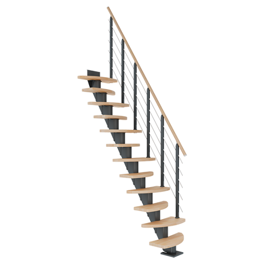 Dolle Berlin Bøk Oljet Antracit Design 11T