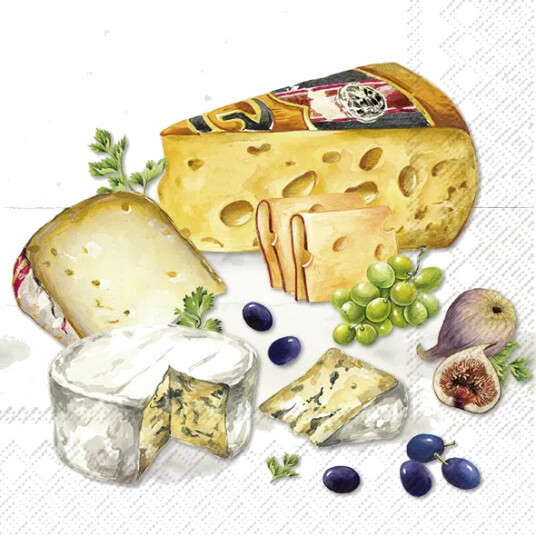 Cheese Selection lunsj servietter