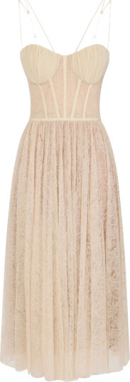 Elisabetta Franchi Dame Kjoler Beige L,