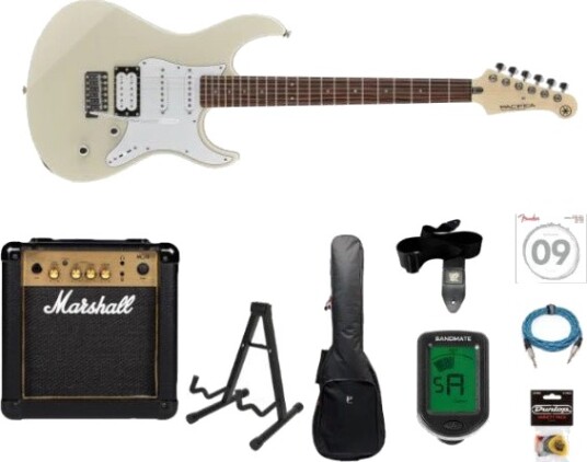 Yamaha Pacifica GPA112V startpakke Vintage White