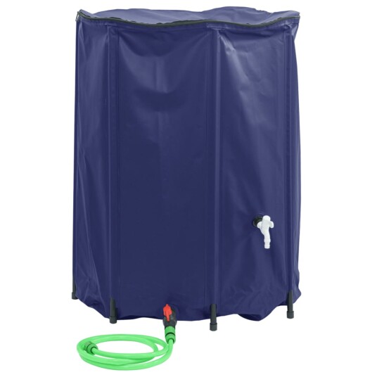 Vanntank med kran sammenleggbar 1350 L PVC