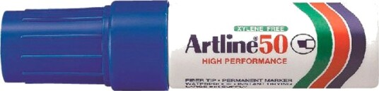 Artline 50 Permanent Merkepenn 6,0 mm Blå