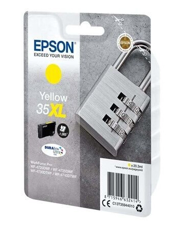Epson 35XL - Blekkpatron Yellow Epson 35XL - Blekkpatron Yellow