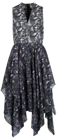 Coven United Middellang kjole Skeleton Dress XS til XL Damer flerfarget