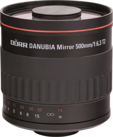 DÖRR speilteleobjektiv 500 mm f/6.3, T2-fatning, Ø97 mm