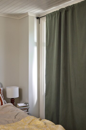 Jotex Mørkleggingsgardin Lin 1lengde Olivengrønn MELANIE 207581705300