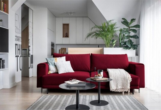 Sofa Eltap Dalia 248x84x95 cm Velvetmat 30