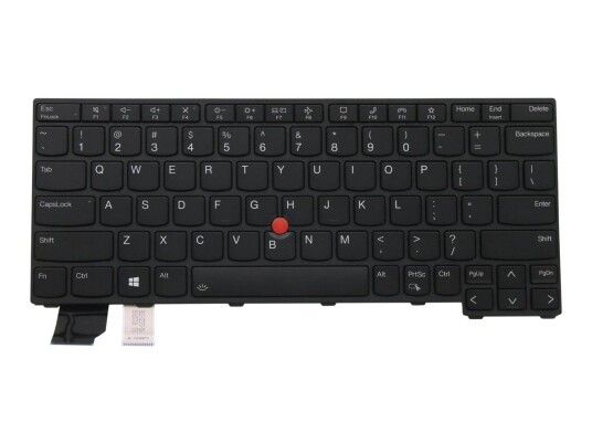 Lenovo Lite-On - erstatningstastatur for bærbar PC - med Trackpoint - QWERTY - Engelsk - svart