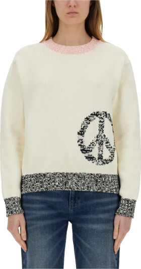 Moschino Dame Strikkevarer Beige M,