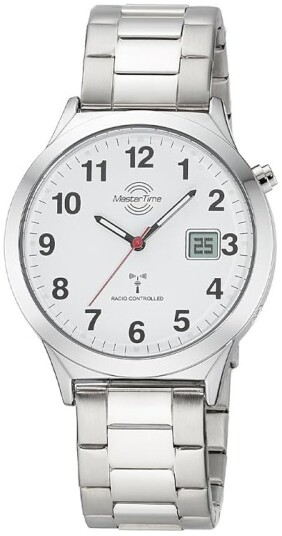 Master Time Herreklokke MTGA 10907 12M Super Power Hvit/Stål Ø41 mm