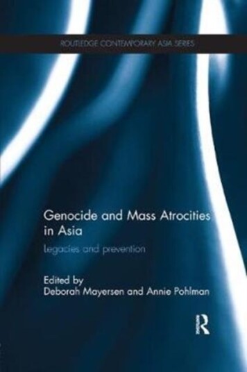 Genocide And Mass Atrocities In Asia