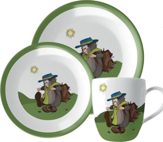 Flåklypa Ludvig barneservise 3 deler