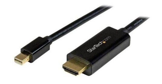 StarTech Mini DisplayPort til HDMI Adapterkabel 5 m 4K 30Hz Svart StarTech Mini DisplayPort til HDMI Adapterkabel 5 m 4K 30Hz Svart