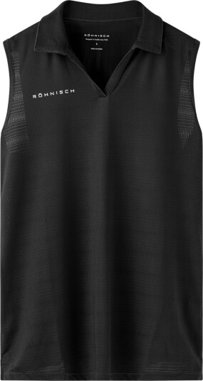 Röhnisch Air Weave Sleeveless Svart Golf pologenser dame Black XX Large Röhnisch Air Weave Sleeveless Svart Golf pologenser dame Black XX Large