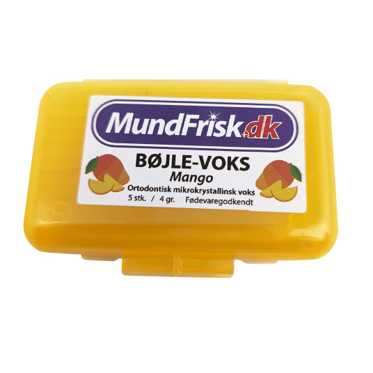 MundFrisk ortodontisk brakettvoks med smak MANGO