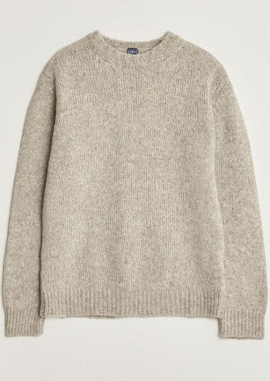 Fedeli Yak Blend Sweater Beige Melange