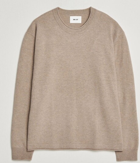 NN07 Sammy Wool Knitted Sweater Clay Melange