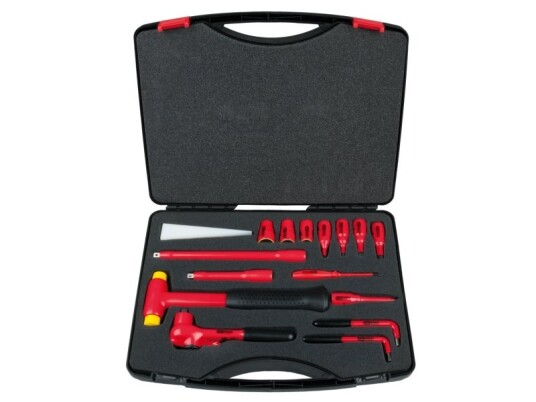 Ks Tools 117.1885, Støpselsett, 3/8", 16 Hoder, Stål, Iec 60900, 3,4 Kg