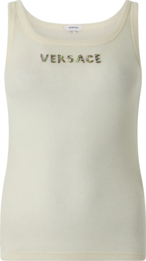 Versace Dame Topper Hvit XS,