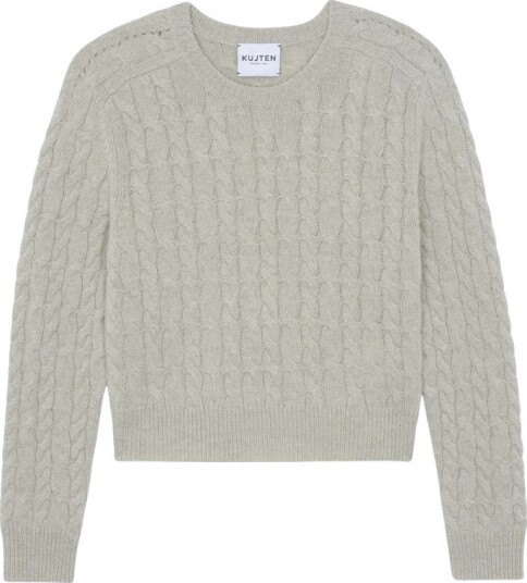 Kujten Dame Strikkevarer Beige M,