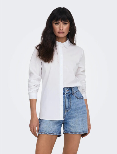 JDY Jdymio L/S Shirt Wvn Noos - White - 44 JDY Jdymio L/S Shirt Wvn Noos - White - 44