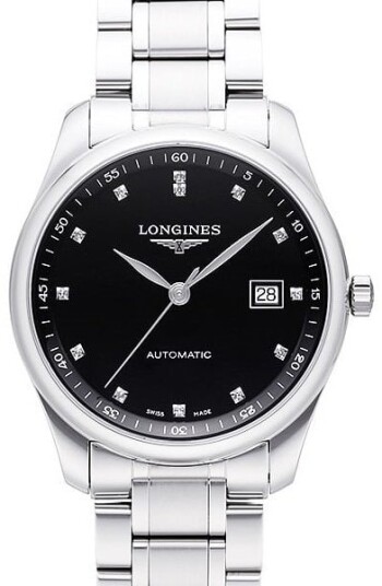 Longines Herreklokke L2.793.4.57.6 Master Sort/Stål Ø40 mm Longines Herreklokke L2.793.4.57.6 Master Sort/Stål Ø40 mm