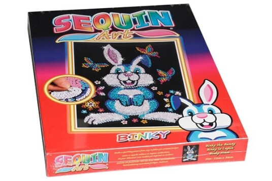 Sequin Art Kaninen Binky 25x34cm