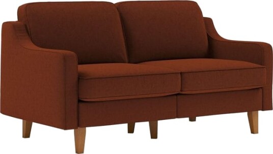 Lorvas 2 seters sofa Brun/Rosa
