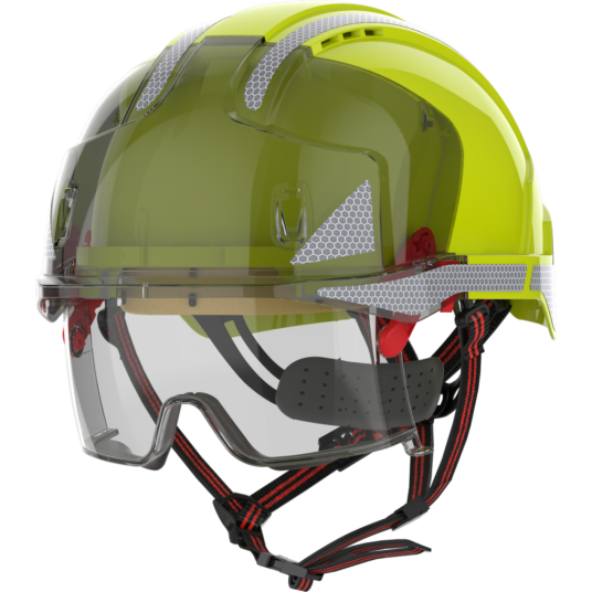 Jsp Hjelm Vistalens Dual HV Gul