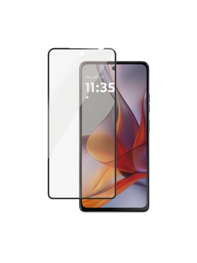 PanzerGlass Screen Protector w. Black Frame Motorola moto g75 5G | Ultra Wide Fit