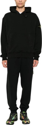 Stone Island, Herre, Gensere & Hettegensere, Svart, 2XL,
