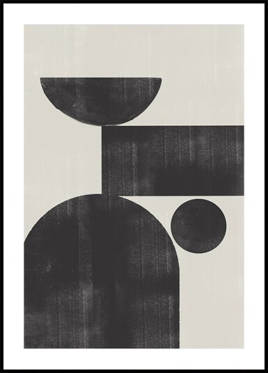 Geometric Harmony Poster Plakat / 40x50cm
