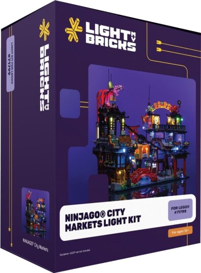 Light My Bricks NINJAGO City Markets lyssett