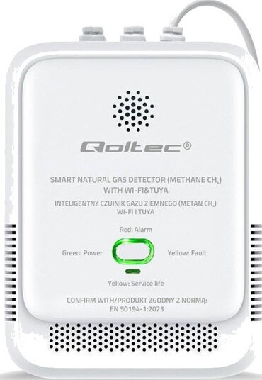 Qoltec Ch4 Gassdetektor Wifi 85db