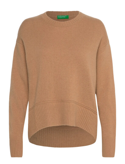 United Colors of Benetton Sweater L/S - Beige - XL