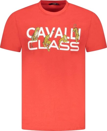 Cavalli Class Herre Topper Rød M,
