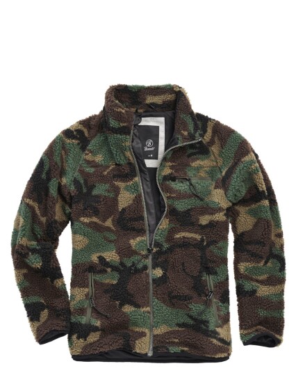 Brandit Teddyfleece Jakke Grønn Brun