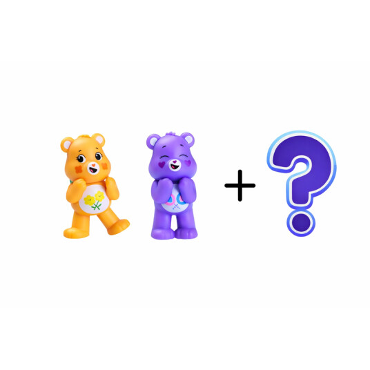 Care Bears Figur – Pocket Stars 3 stk 5 cm – Friend Bear Share Bear + Surprise