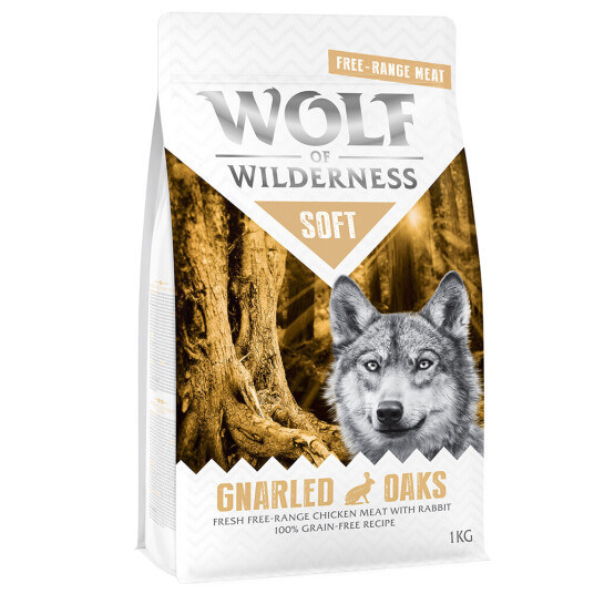 Wolf Of Wilderness "Soft Gnarled Oaks" -Frittgående Kylling & Kanin 1 kg Wolf Of Wilderness "Soft Gnarled Oaks" -Frittgående Kylling & Kanin 1 kg