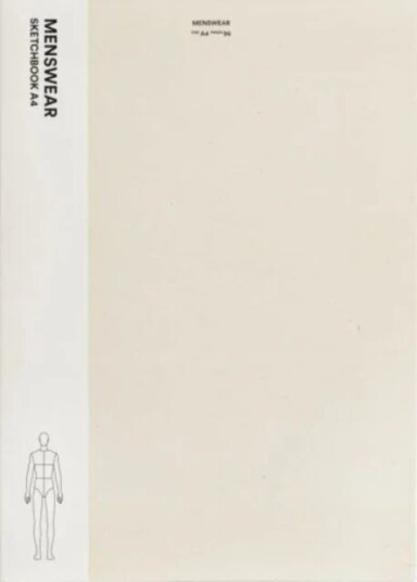 Fashionary Menswear Sketchbook A4 Av Fashionary
